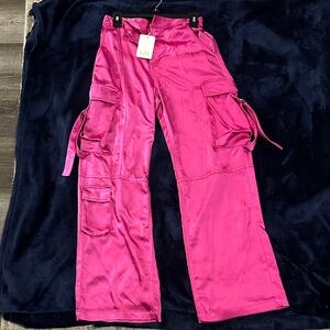 Gianni Bini Vibrant Pink Wide Leg Pants